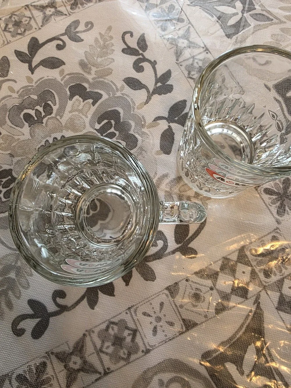 A&W Root Beer Vintage Mini Glass Mugs Set of 2.3/8 - 3.25